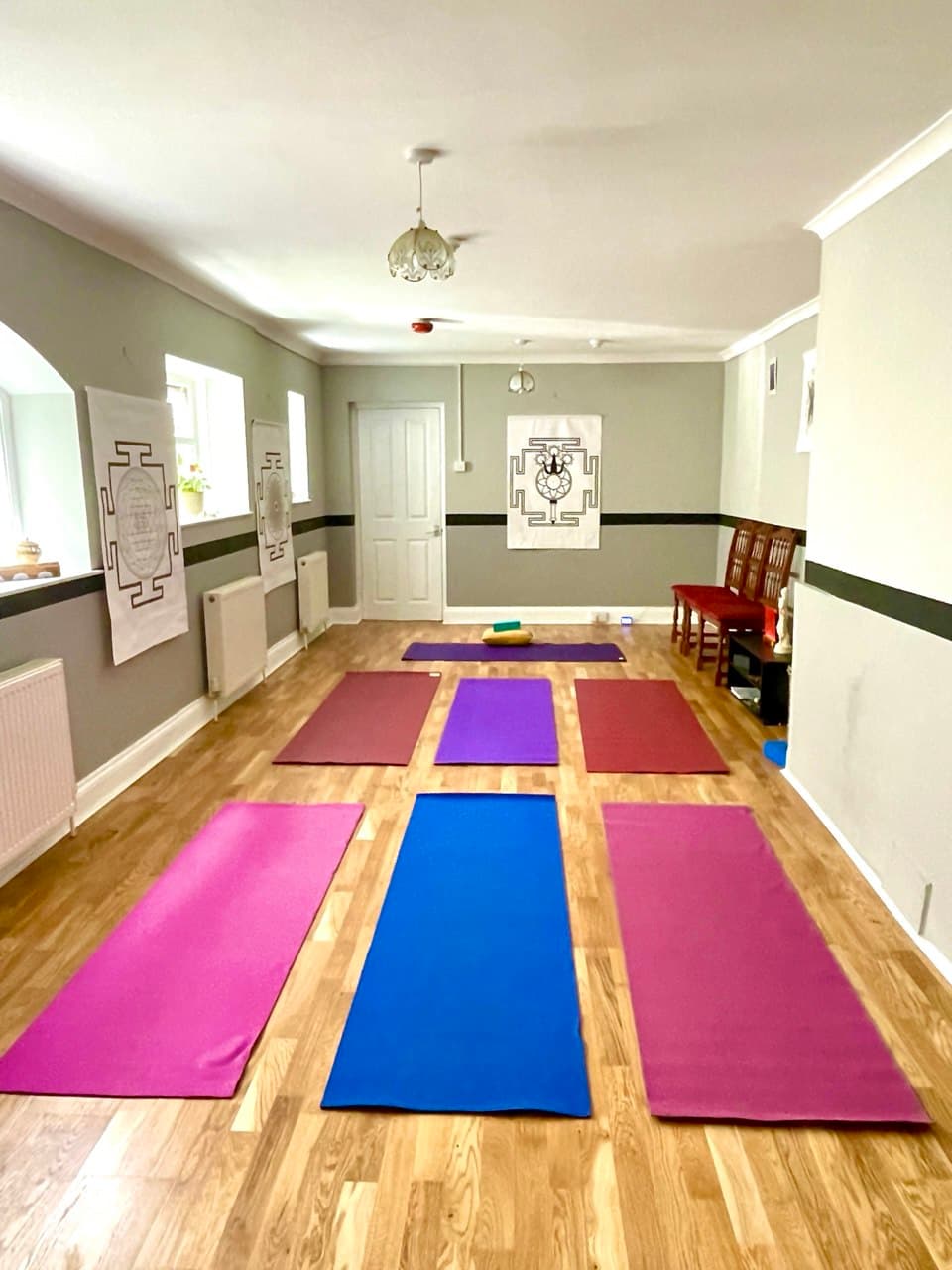 The yoga room in Plymouth