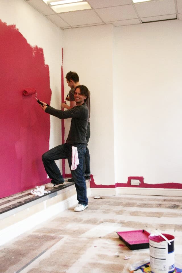Renovating the Ironmonger Row studios